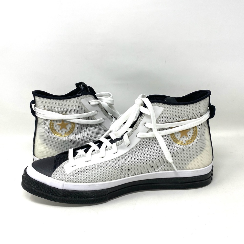 Converse Chuck 70 HI Black White Casual Shoes Men's Size High Top Mesh 170419C - Picture 11 of 13
